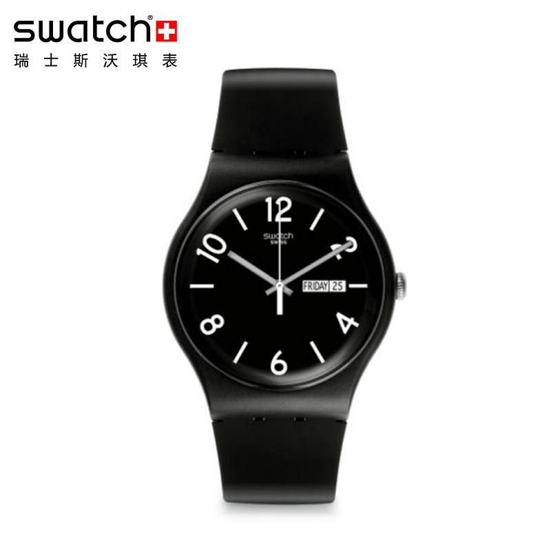 斯沃琪(swatch)瑞士手表 原创系列时尚简约个性石英男女表suob715