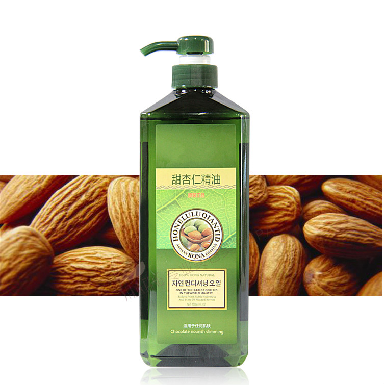 瓶装1000ml全身按摩精油身体护理基础油润肤spa按摩 1000ml甜杏仁油*1