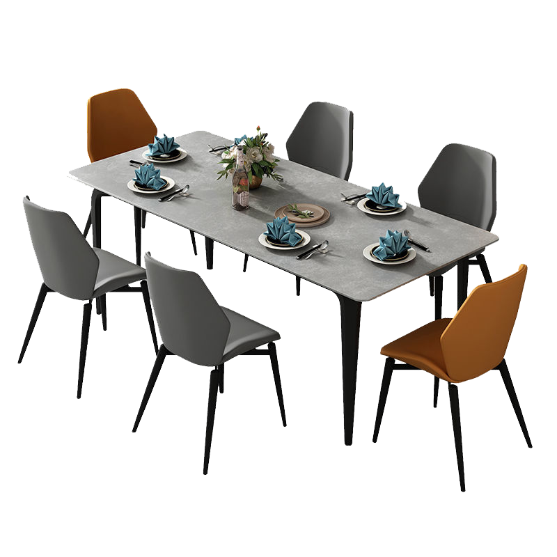 Ankoil 餐桌 岩板餐桌椅组合意式轻奢现代简约家用饭桌子餐厅家具 1.4米岩板餐桌 单餐桌