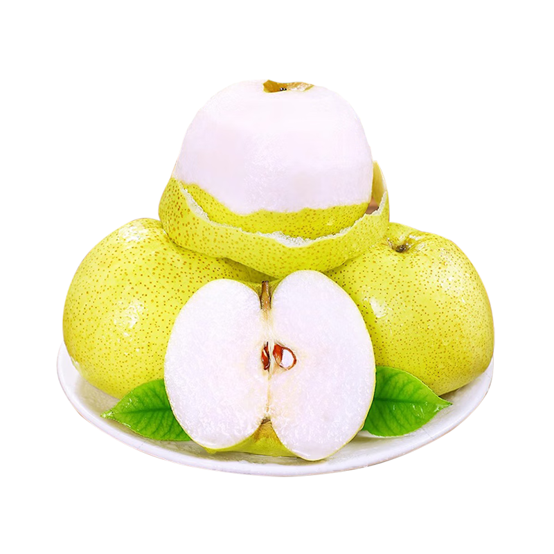 京觅砀山酥梨 净重4.5斤 6-9个 单果250g+ 新鲜水果梨子 源头直发包邮