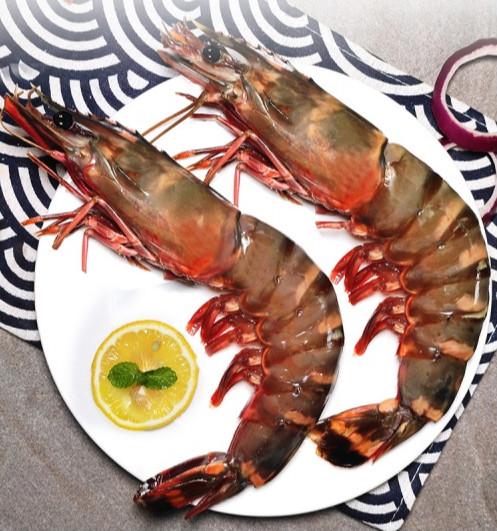 安峰山大黑虎虾 九节虾海鲜水产海虾新鲜海捕 3斤