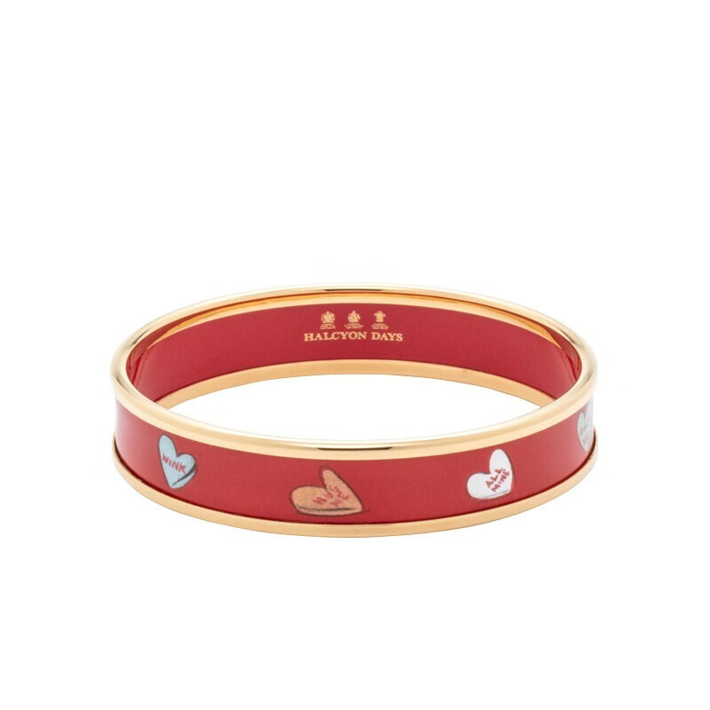 halcyon days英国绘时光tug rice联名款情人节系列爱心手镯首饰品情侣