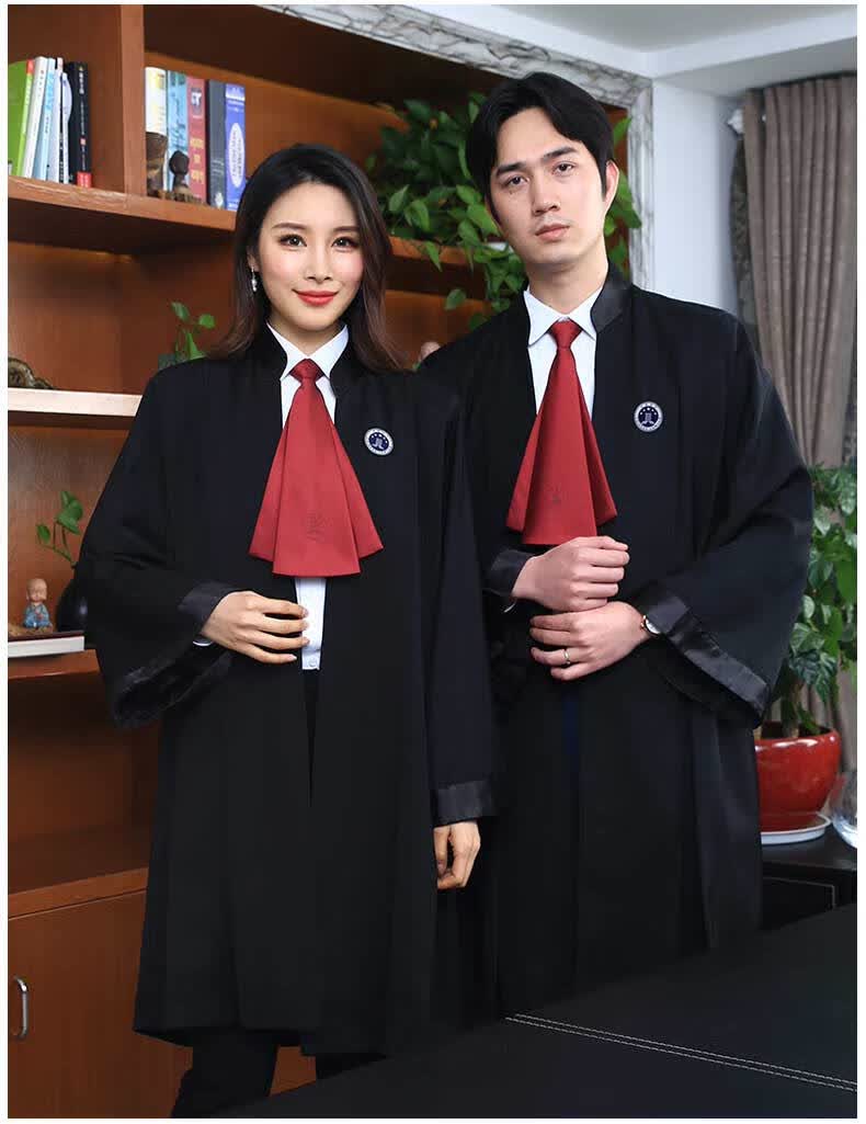 奥柯耶律师袍男女律师袍男女律协新款服装律师服出庭服男女服统一标准