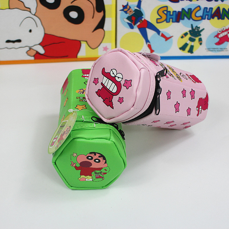 fgacct 蜡笔小新笔筒笔袋文具收纳盒卡通动漫周边 绿色