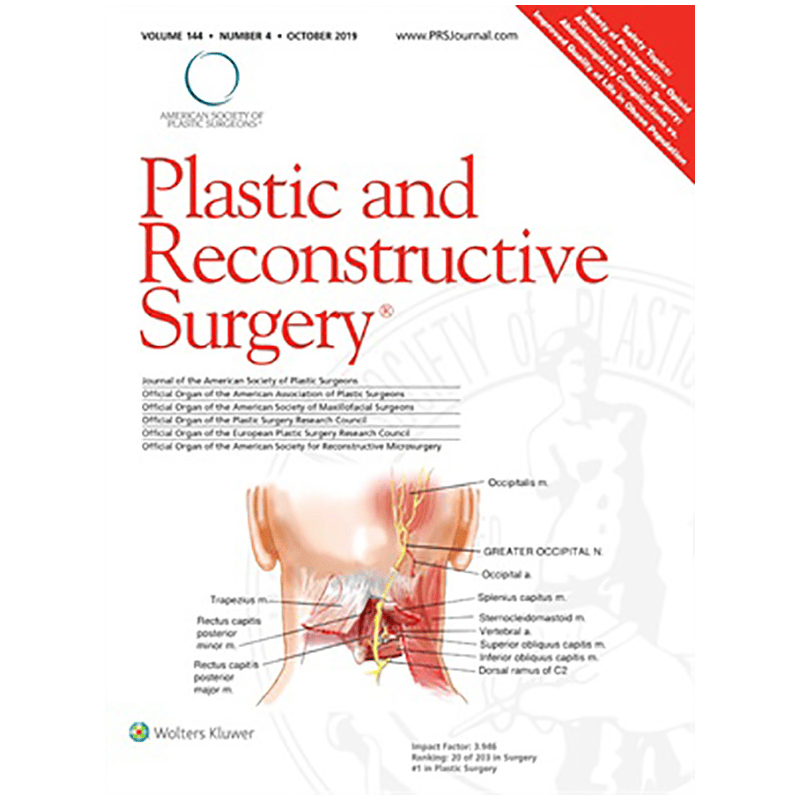【单期可选】Plastic and Reconstructive Surgery 整形与改造外科学 2019年10月刊