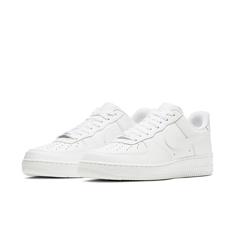 京东百亿补贴:耐克 nike air force 1 af1空军一号纯白男低帮运动休闲