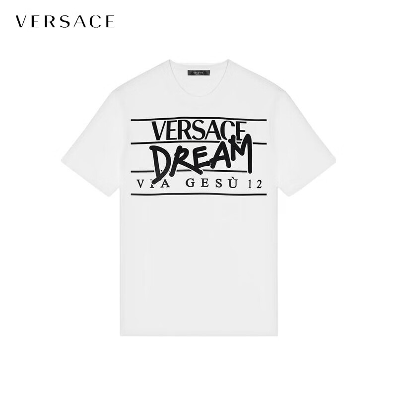 范思哲(versace)七夕礼物 编辑精选男士短袖t恤 图片色 m