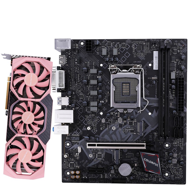 super 元气满满rtx2060台式电脑电竞游戏显卡 gtx 1660s b560m主板