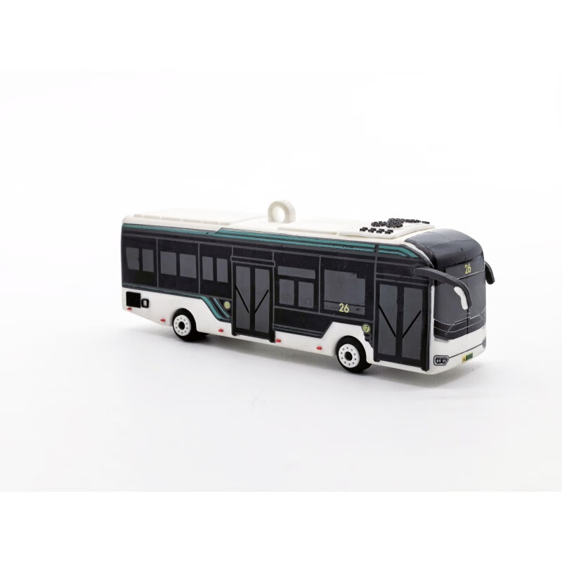 全光辰(quanguangchen)公交车模型纯电动 1110上海公交车模型客车白