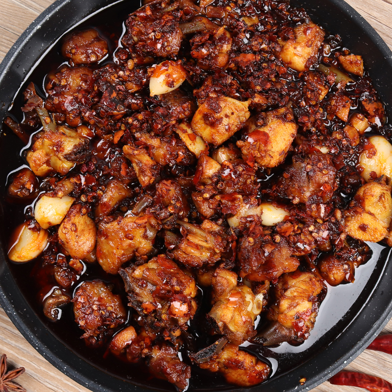 虎钢馋叶老大贵州特产息烽阳朗辣子鸡下单现炒麻辣零食正宗香辣小吃