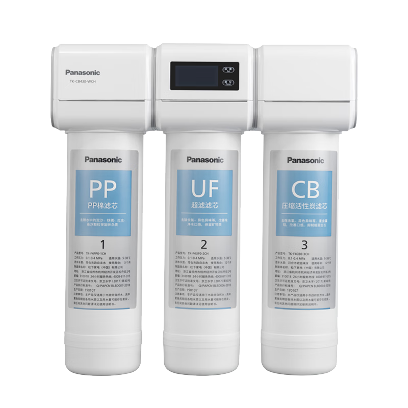 ���£�Panasonic�� ��ˮ������ʽ���˾�ˮ�� ���ù�������о ��ˮ��̨��ʽ����̼��������ˮ������޷�ˮ��Ѱ�װ TK-CB430-WCH������ʽ��������