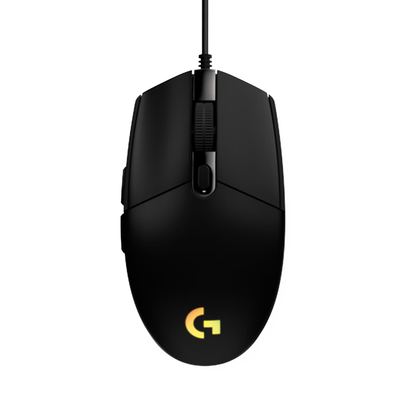 罗技G102二代有线鼠标黑色 51.12元 - 86线报