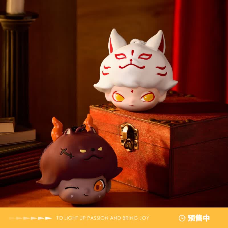 POP MART泡泡玛特 DIMOO今晚不准睡系列硅胶耳机包衍生品周边生日礼物 狐仙怎么看?