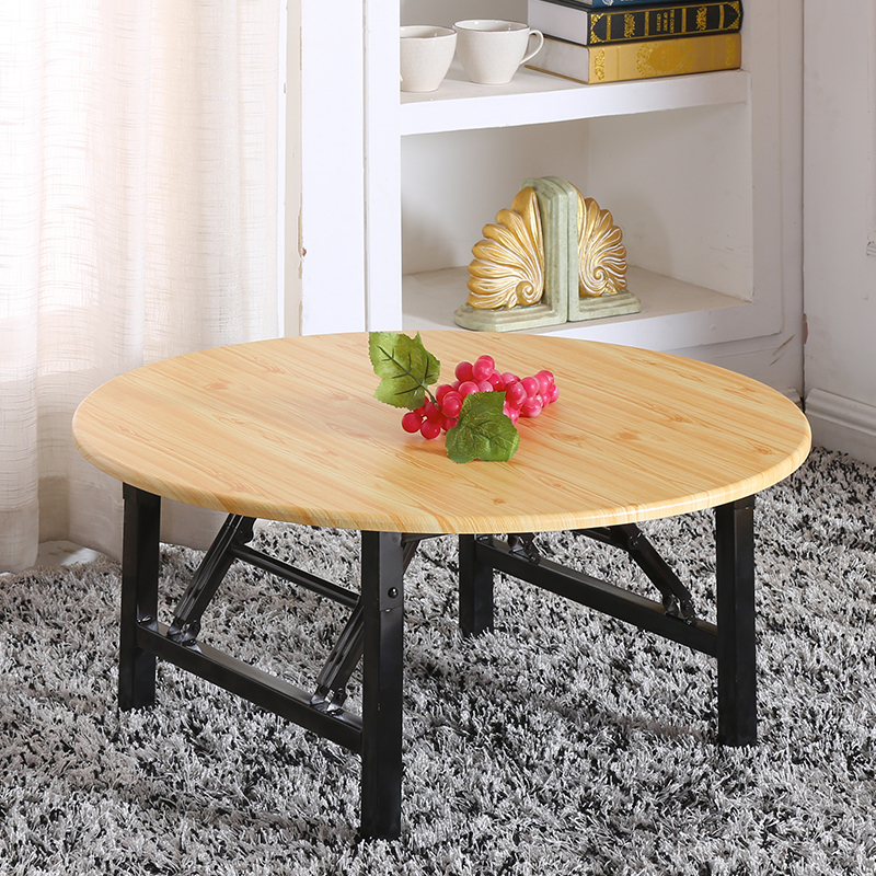 帝帆农村吃饭炕桌家用炕上饭桌小桌子卧室坐地低腿小餐桌折叠床上宿舍