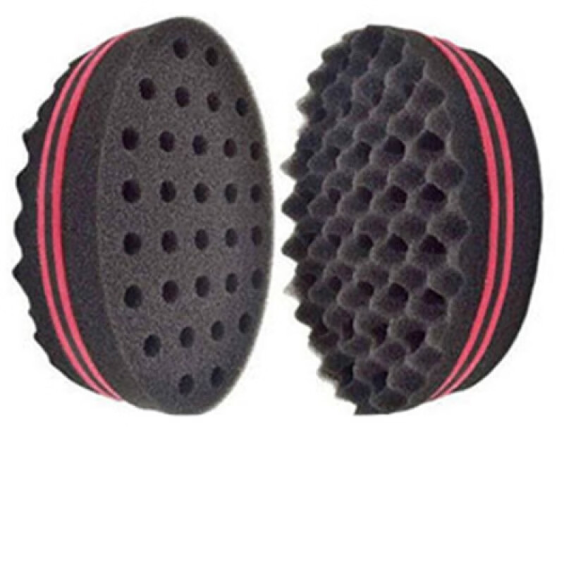 花烛黑人烫打理工具非洲脏辫美发造型海绵黑人烫发海绵嘻哈爆炸头打理