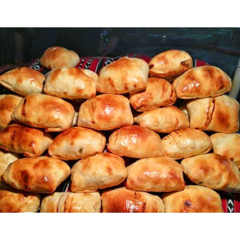 虎钢馋味巴哥烤个喀什馕坑烤羊肉洋葱料足皮薄不膻特产小吃 羊肉洋葱