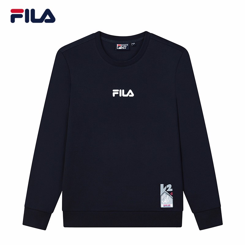 fila 斐乐男装官方运动卫衣男2021年秋季新款男士套头衫卫衣长袖上衣