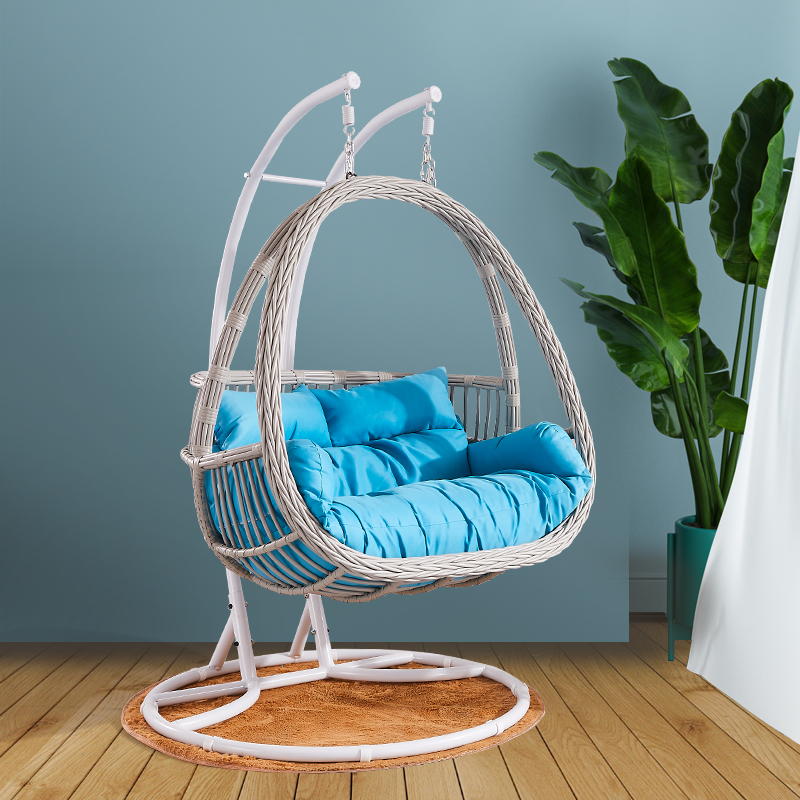 源仕木家用室外摇篮椅吊椅阳台家用吊床秋千室内懒人网红鸟巢吊篮藤椅