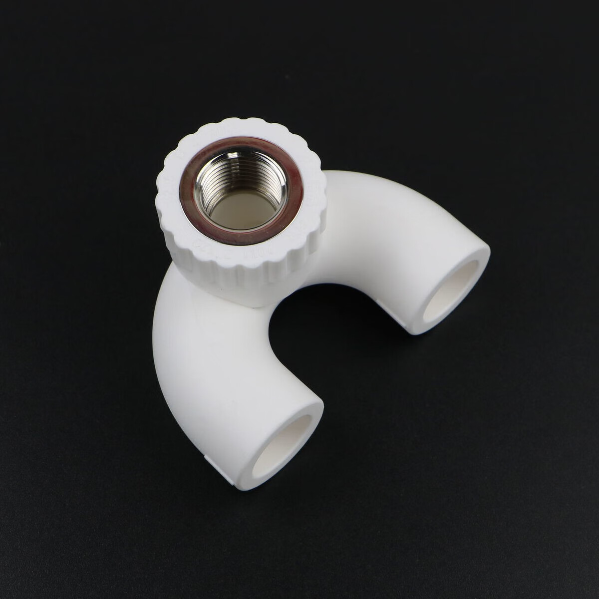 回水弯20/4分弯头热熔管内丝25u 内牙弯头循环 u型20*1/2内丝弯头白色