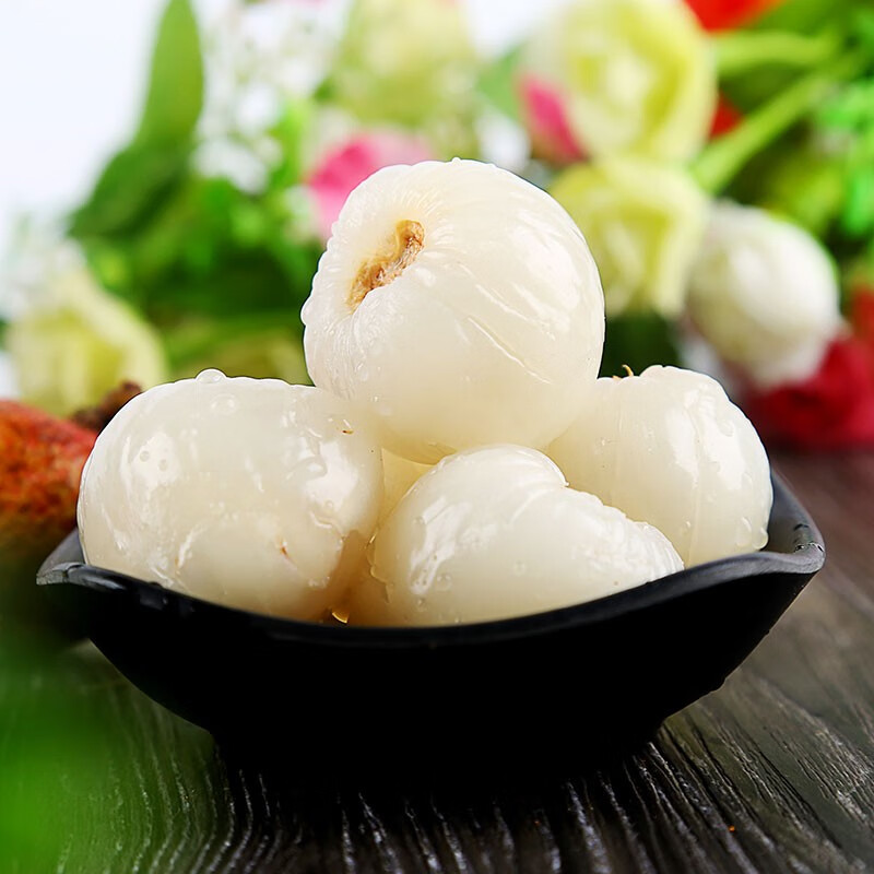 玖原农珍 海南妃子笑荔枝大果 冷链物流配送 新鲜现摘水果含箱 含箱5斤净重4.5优选装