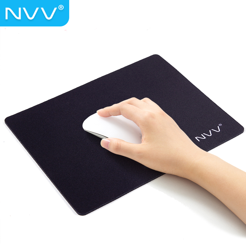 NVV（M1）舒适耐磨橡胶鼠标垫（小号） 办公游戏电竞鼠标垫 黑色