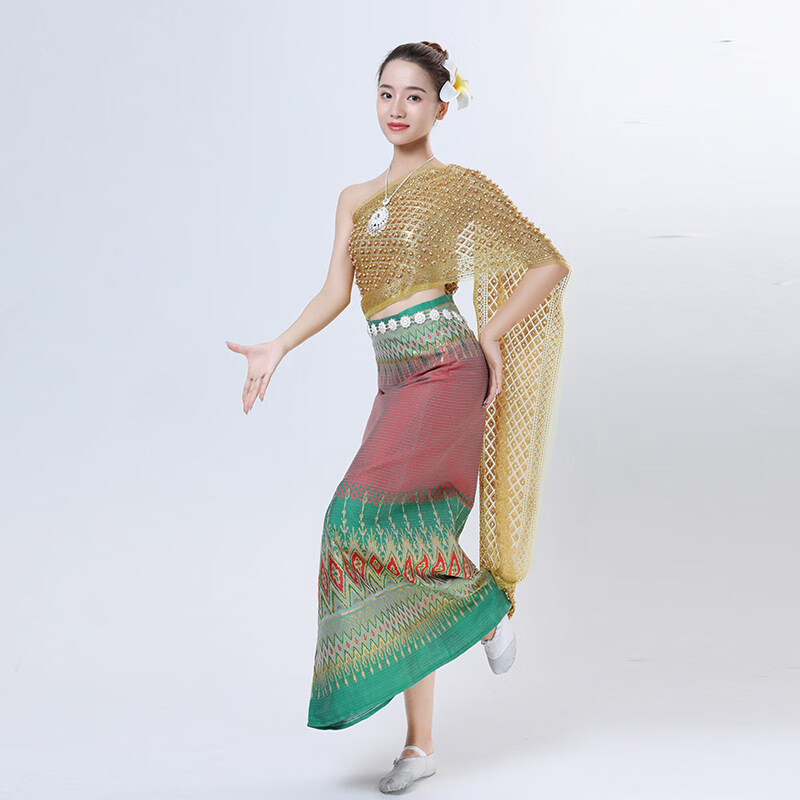 傣族服装泰国西双版纳裙套装情人节影楼摄影写真女装旅游民族风裙子