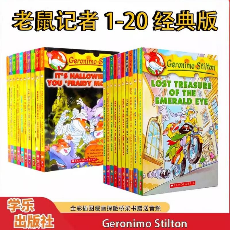 ԭ  1-20 Ƶ Geronimo Stilton ȫʲͼͽͯ Ӣԭ ͯ̽½ ˼400-700L 6-12ѧֳ 618 Сѧ̸388Ԫ