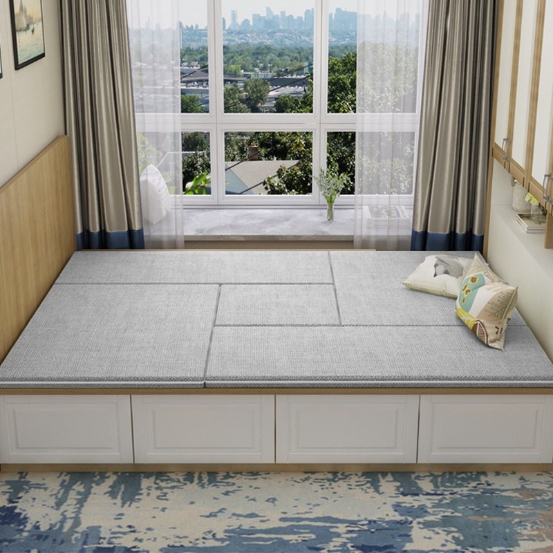 妃梦宝 榻榻米床垫定做 棕定制藤席面飘窗榻榻米炕垫子乳胶垫冬夏两用