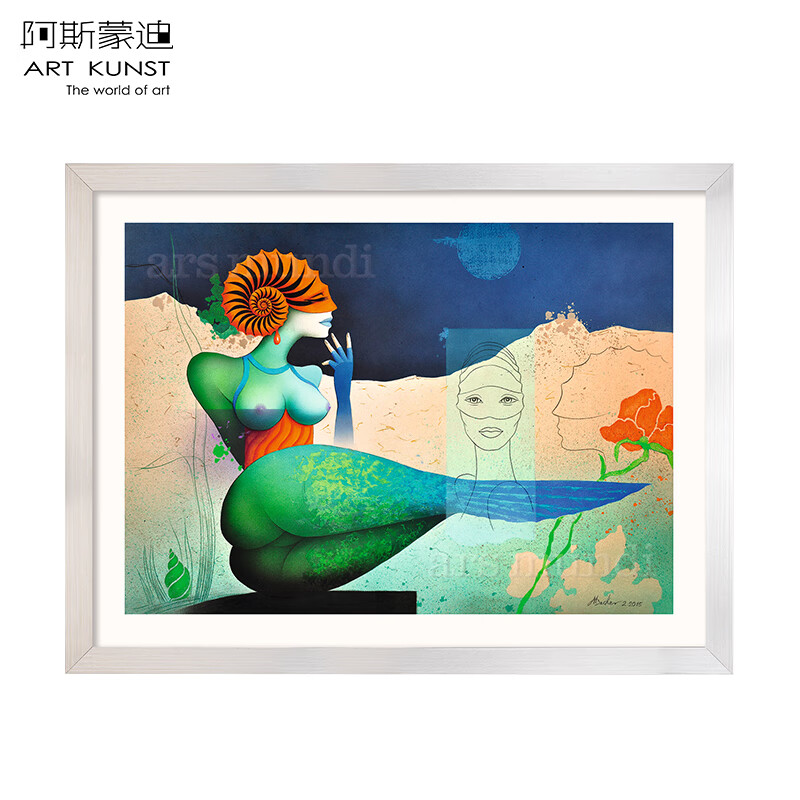 阿斯蒙迪德国进口名家贝克尔签名限量版画艺术品客厅装饰画 超现实的