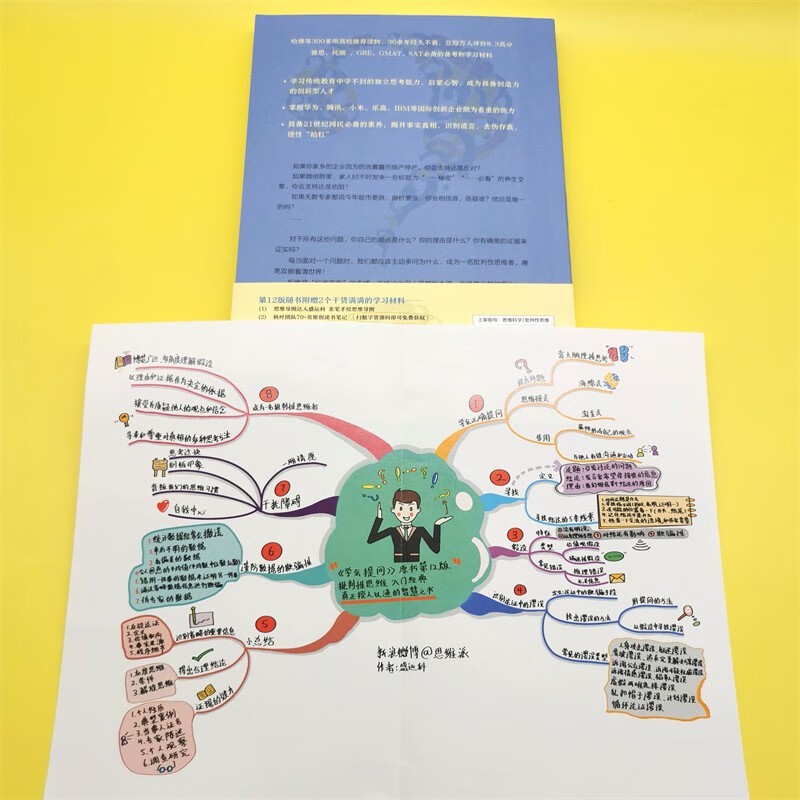 思维巨著 全新版 学会提问+思考的艺术 套装共2册详情图
