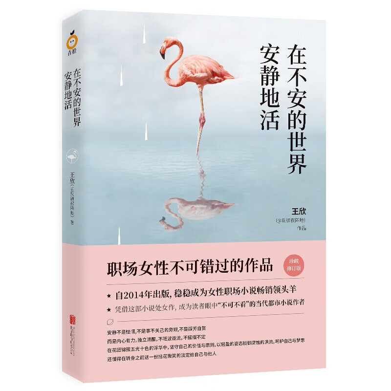 在不安的世界安静地活 女性职场畅销小说 安静不是怯懦 请呵护自己与梦想 在不安的世界安静地活