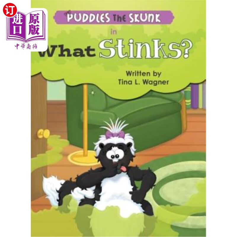 海外直订puddles the skunk in what stinks? 水坑里的臭鼬有什么臭味