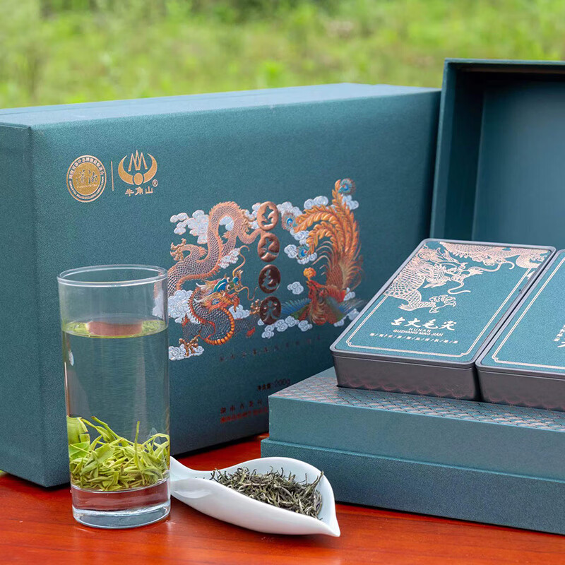 潇湘(xiaoxiang tea)古丈毛尖2024明前茶礼盒装湖南湘西有机绿茶200克