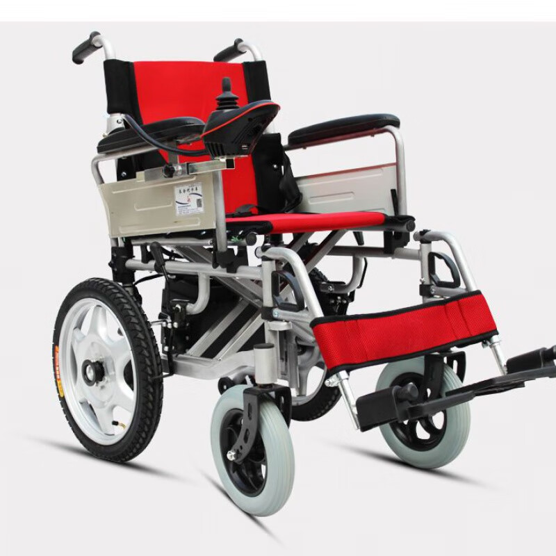 泰合电动轮椅车折叠轻便老年残疾人智能全自动轮椅老人电动代步车 裸