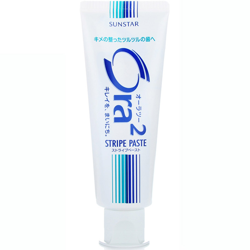日本进口 皓乐齿（Ora2）)亮白净色牙膏140g/支 净白牙齿 去除牙渍 清新薄荷味