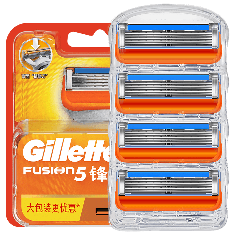 ���ڲ���������Gillette�������뵶Ƭ�ֶ����뵶����5��ʿ�κ���ԭװ��ͷ ����4��ͷ������װ��+30g�����