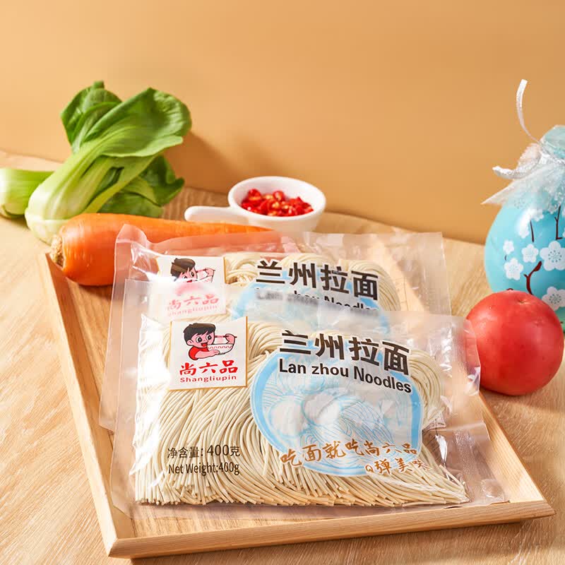 尚六品兰州拉面 半干面非油炸细面食材水煮面煮汤挂面劲爽拉面400g*1袋怎么看?