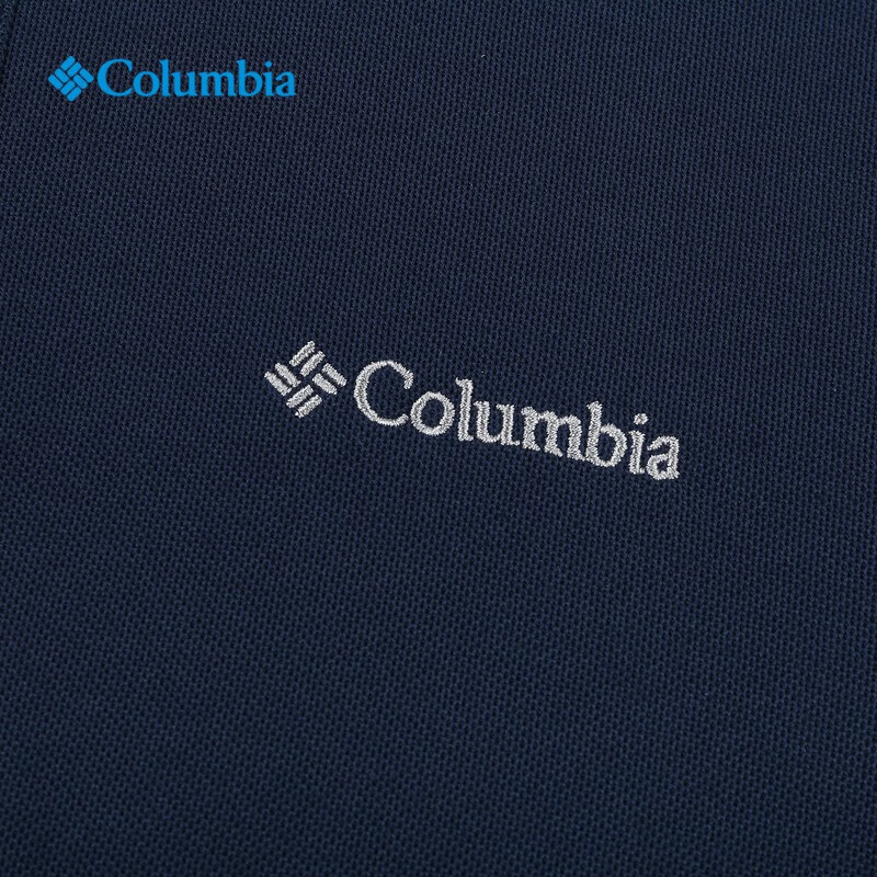 哥伦比亚（Columbia）2024春夏新品短袖速干衣男POLO衫透气休闲翻领T恤半袖 465 170/92A/S