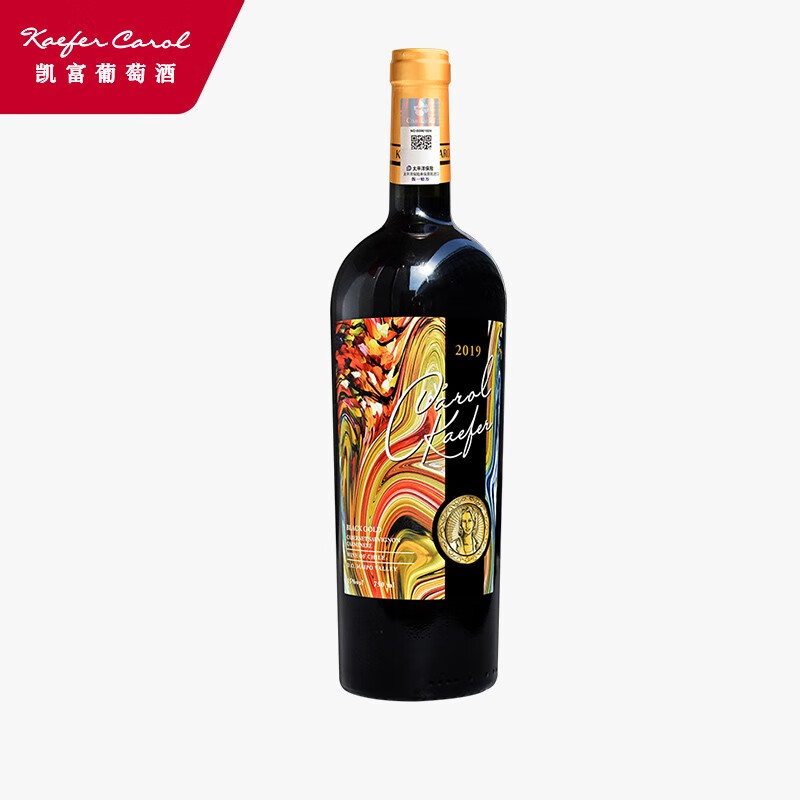 凯富葡萄酒 智利原瓶进口红酒 中粮名庄荟甄选 凯富黑金 赤霞珠佳美娜