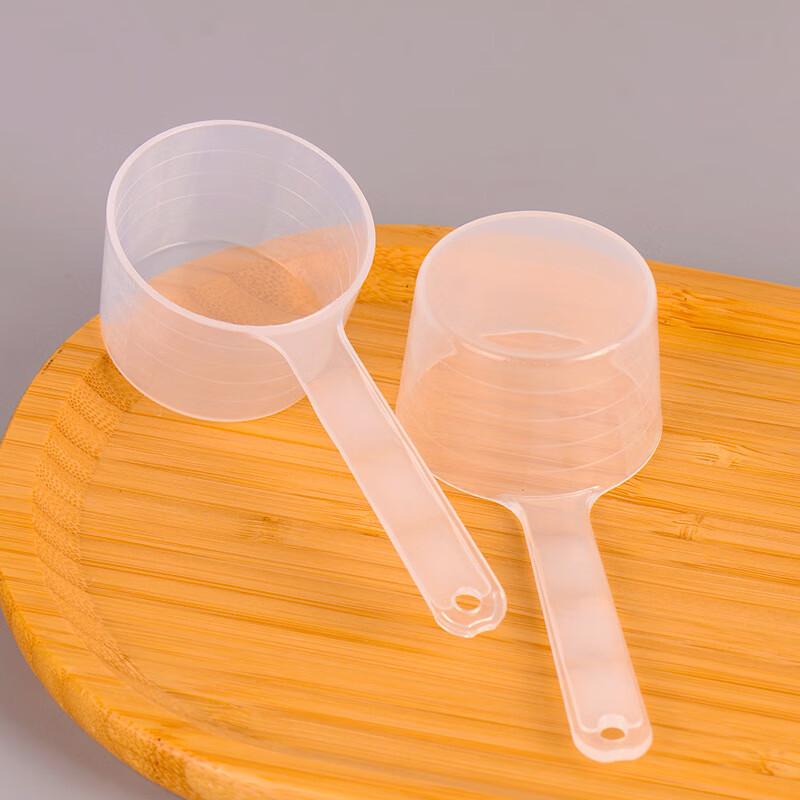 量勺克数勺25克勺洗衣粉勺液体50毫升塑料大勺子凝胶 透明25克勺子一