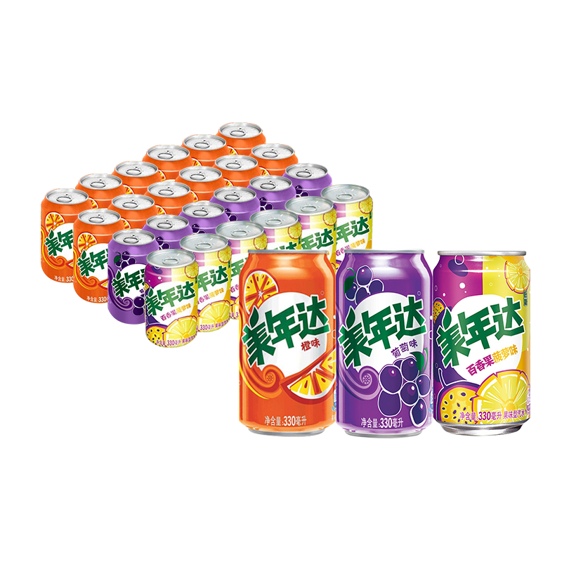 【美年达Mirinda】口感独特,价格优惠!历史价格走势分析,销量一直保持在较高水平!