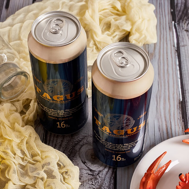 泰谷（TAGUS）西班牙原装进口啤酒 16度烈性啤酒 泰谷16度 500mL 24罐 26年5月27日到期