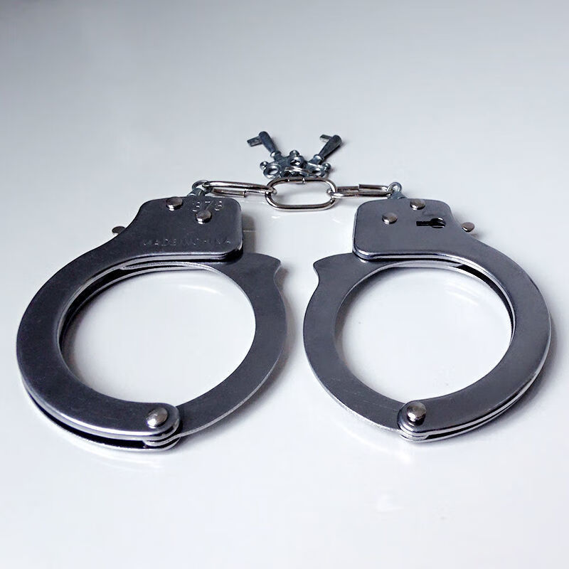 微凡嘉(weifanjia)加厚-玩具合金铁手铐金属仿真动漫密室逃脱儿童玩具