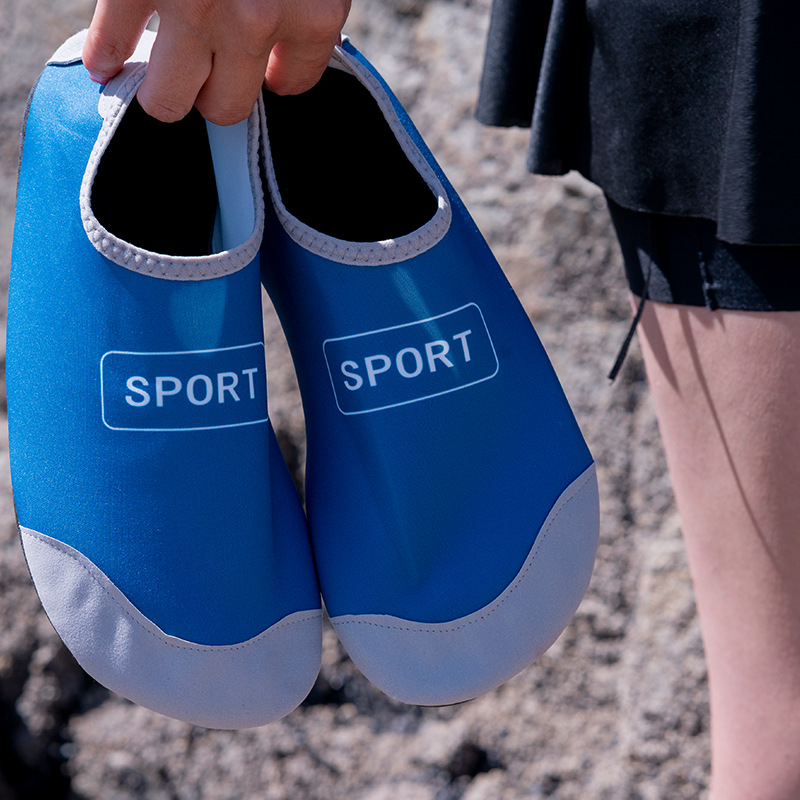 沙滩鞋男女潜水浮潜鞋户外涉水溯溪鞋游泳鞋速防滑软底赤足漂流鞋