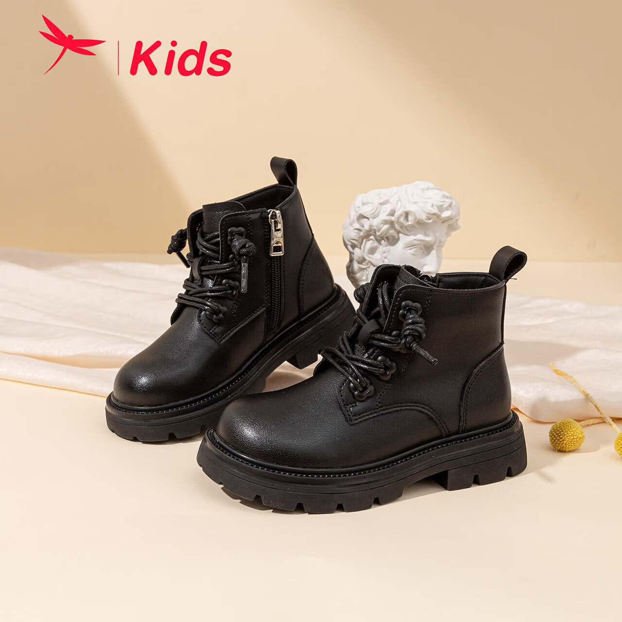 ���ڲ����������Ѷ�ͯ24�����¿�Ƥѥ��Ůͯʱ�������д�ͯ����ѥ ��ɫ 27��