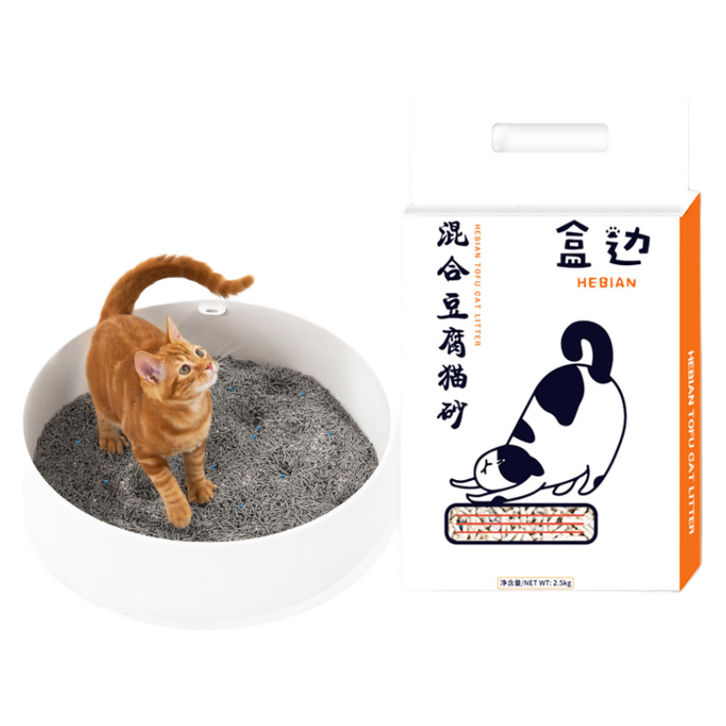 HEBIAN 盒边 豆腐混合猫砂 2kg*4件