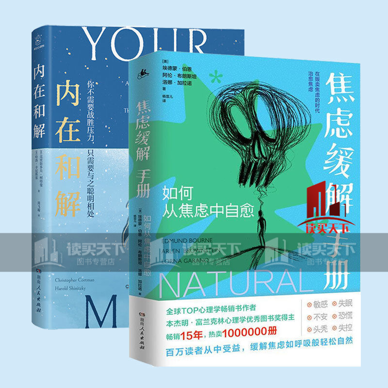 正版2册 内在和解 焦虑缓解手册:在贩卖焦虑的时代治愈焦虑 内在和解