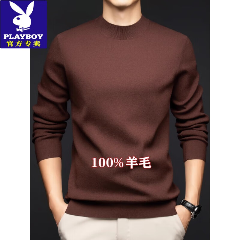 ���ڲ������������ӣ�PLAYBOY���ߵ��������ʿ100%������ë�������Ӻ�ů��֯�������ë��ë�� �ؿ�ɫ 2XL 180����150-165�� 106Ԫ