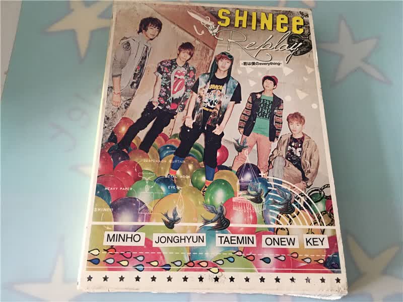 金钟铉 温流 shinee - replay cd dvd 附绘本 已拆