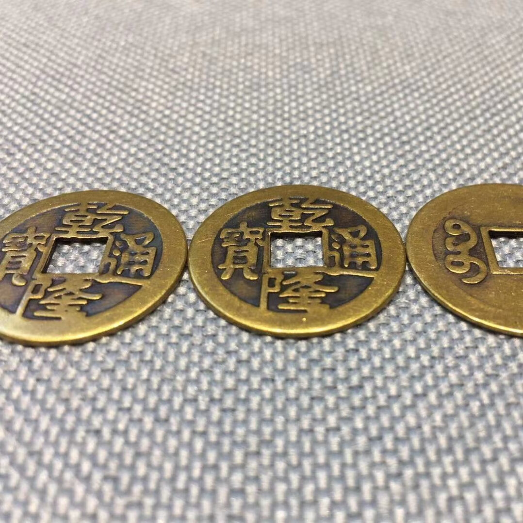 绿简堂龟壳算卦易经学习工具64卦图详解铜钱三六爻卦牌起卦竹卦龟壳摇